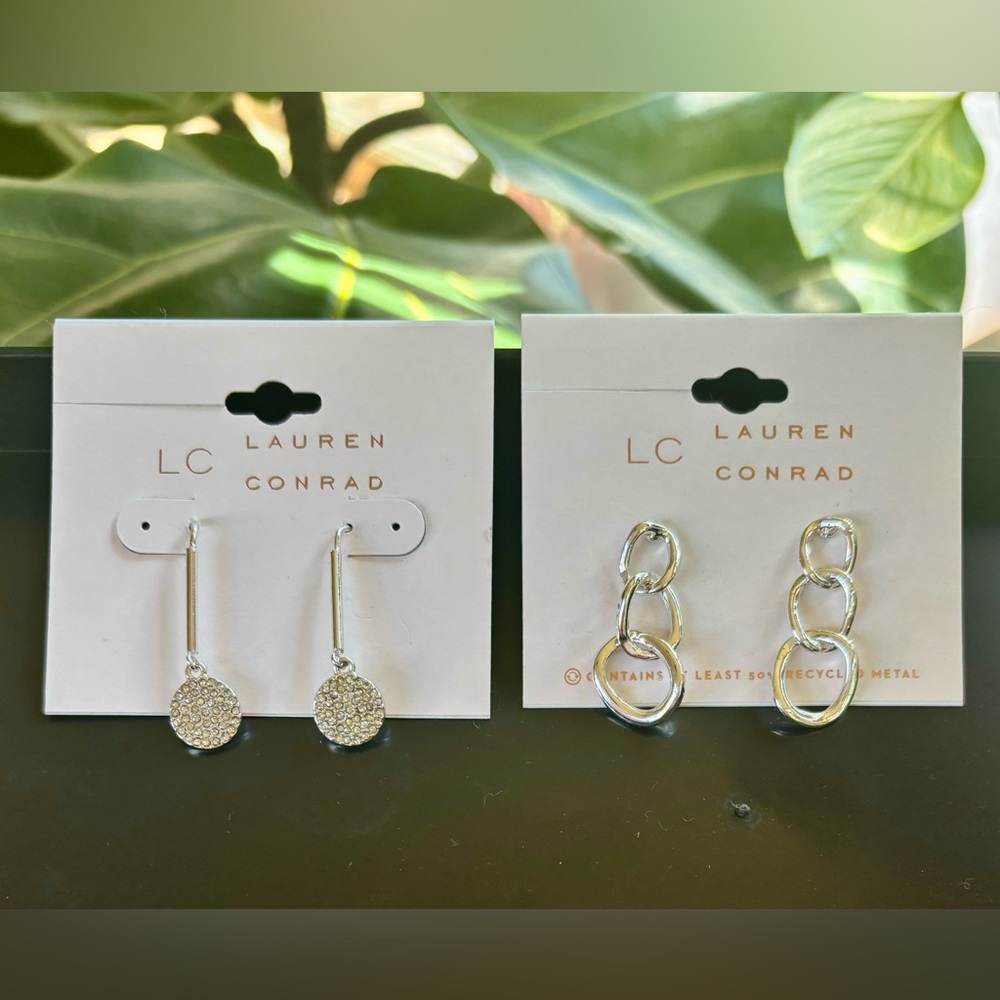 LC Lauren Conrad earrings — 2 pairs!